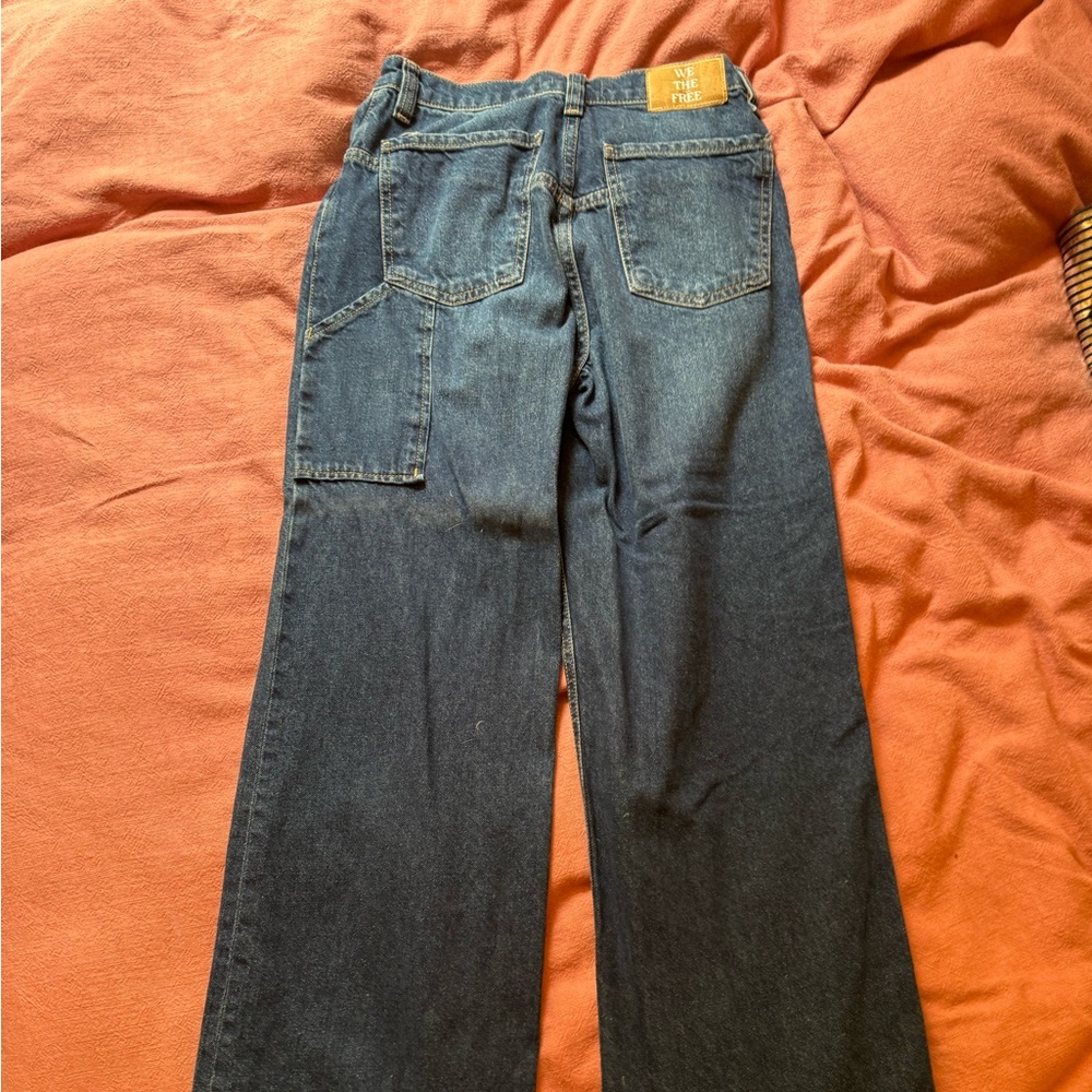 Free people dark wash jeans!
